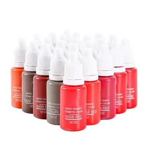 Encre de tatouage disponible en 23 couleurs, accessoire de maquillage Permanent, micro pigment pour les sourcils et les lèvres, livraison gratuite, 2020