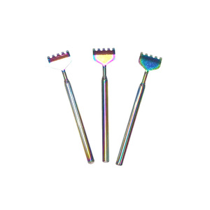 Rascador de espalda telescópico de acero inoxidable, herramienta de limpieza doméstica retráctil de cinco garras, agradable al tacto - Product Image 1