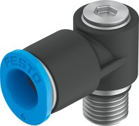 Conectores Rápidos Universales FESTO Originales Nuevos para Curvado en Ángulo Recto Tipo L, Rosca Universal, QSML/LV/LLV-M3/M5/G1/8-2