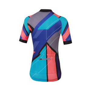 Colorfast Sublimation Unisex Tie Dye Bike Jersey Germ Resistant Thread for Rough Off-<b>Road</b> All-Gender Summer MTB Trail Riding - Product Image 3