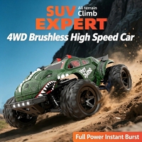 HBAOCH Voiture RC 4x4 à moteur brossé à l'échelle 1:18, 40 km/h, Monster Truck haute vitesse, Rock Crawler, Drift, Course sur route, Jouet pour amateurs adultes, 4 canaux