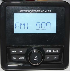 Marine Stéréo Étanche <span class=keywords><strong>Moto</strong></span> Navire Lecteur Audio Voiture MP3MP5 Système Auto FM AM Radio SPA UTV - Product Image 3