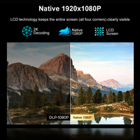 Proyector Inteligente Lenovo T100 LCD 4K Nativo 1080P Compatible con HDR10+ Proyector Android LED WiFi 6 BT Portátil Enfoque Automático 2x5W