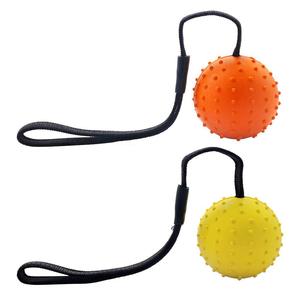 Juguete de Cuerda para Perro con Pelota, Ecológico, Divertido, Juguete para Jalar, para Masticadores Agresivos, Uso Interior/Exterior - Product Image 3