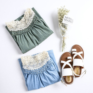 Modern Girls Tops Cold Shoulder Hollow Lace Girls Party Wear Tops Aliexpress China - Product Image 3