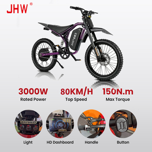 Moto tout-terrain adulte en aluminium haute vitesse 60V25Ah 3000W 80km/h pour motocross, montagne et terrains accidentés - Product Image 2