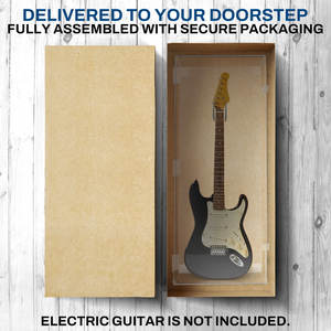 Usine en gros taille personnalisée boîte de <span class=keywords><strong>guitare</strong></span> en acrylique transparent vitrine de <span class=keywords><strong>guitare</strong></span> électrique en acrylique - Product Image 5