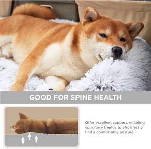 Luxe grand chien adulte humain lit pour animaux de compagnie oeuf caisse mousse Animal géant amovible lavable couverture personnes <span class=keywords><strong>coussin</strong></span> pour animaux de compagnie - Product Image 4