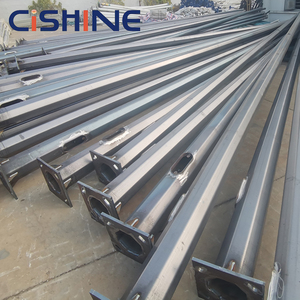 Pali per Illuminazione Stradale Solare in Acciaio Zincato Ottagonali Conici da 15ft 20ft 25ft 30ft 35ft 40ft 6M 8M 9M per Autostrade - Product Image 4