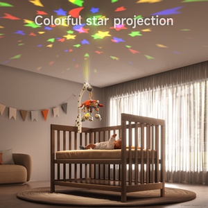 Mobile musical connecté pour bébé Tumama avec projection, mobile zèbre pour lit de bébé - Product Image 4