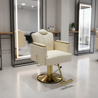 Fauteuil de coiffure inclinable pour femme 2026 – Mobilier de barbier durable pour styliste – Salon de beauté de Dubaï