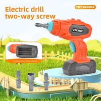Kit de blocs de construction pour enfants, puzzle à vis et écrou, ensemble de briques de construction, boîte à outils de réparation éducative pour enfants, ensemble de jouets à vis