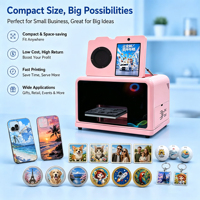 Imprimante UV H5 pour l'impression de coques de téléphone DIY, scanner de code QR, imprimante facile à utiliser avec caméra frontale