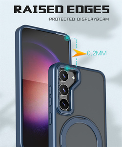 <span class=keywords><strong>Coque</strong></span> de téléphone avec support en anneau <span class=keywords><strong>pour</strong></span> <span class=keywords><strong>Samsung</strong></span> <span class=keywords><strong>Galaxy</strong></span> S23 Ultra S24 S22 S21Plus Rotation 360 - Product Image 4