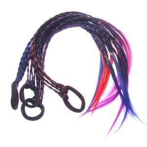 Simple Enfant Élastique Bande De Cheveux Élastique Cheveux Accessoires Enfants Perruque Bandeau Filles Torsion Tresse Coiffure Corde Cheveux Tresse - Product Image 6