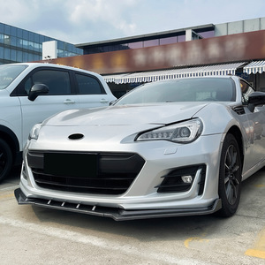 Amp-Z Subaru Brz Front <b>Lip</b> Carbon Fiber Texture Matte Finish 2017-2020 Front <b>Splitter</b> For Zc6 Automatic Transmission - Product Image 1