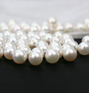 ไข่มุกเม็ดกลมสีขาวและไข่มุกธรรมชาติทรงหลวมสำหรับทำเครื่องประดับจากญี่ปุ่น - Product Image 5