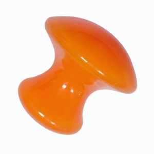 Outil de massage en résine orange en forme de champignon pour le dos, idéal pour la relaxation musculaire et la réduction des gonflements - Product Image 5