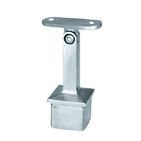 Support de main courante en acier inoxydable 304 316, finition brossée, accessoires de balustrade pour balcon en verre et rampe d'escalier