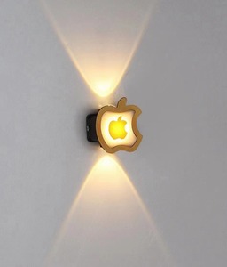 Phong Cách Mới Vàng Táo Cá Tính Đèn Tường Đơn Giản LED Phòng Khách Nền Vòng Tường Đèn Khách Sạn Hội Trường Hành Lang Chiếu Sáng - Product Image 1