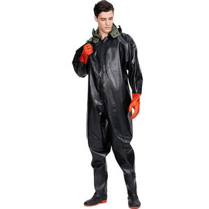 <span class=keywords><strong>Cuissardes</strong></span> de pêche en plein air en nylon PVC imperméable à l'eau Pantalon en tissu tricoté résistant à l'usure Lotus Chest Wader - Product Image 4