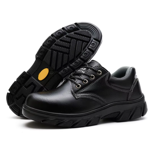 Stivali di Sicurezza Impermeabili OEM, <span class=keywords><strong>Scarpe</strong></span> <span class=keywords><strong>da</strong></span> <span class=keywords><strong>Lavoro</strong></span> in Pelle PU Impermeabili per Uomo, <span class=keywords><strong>Scarpe</strong></span> Nere a Taglio Basso con Punta in Ferro - Product Image 2