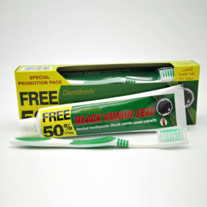 Kit dentaire à base d'extrait de graines de cumin noir, ensemble de <span class=keywords><strong>Dentifrice</strong></span> à base de plantes avec brosse à dents de haute qualité - Product Image 1