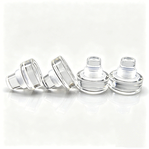 Tapa de botella de corcho hermética superior de vidrio multiforma personalizada para botella de bebidas alcohólicas - Product Image 3