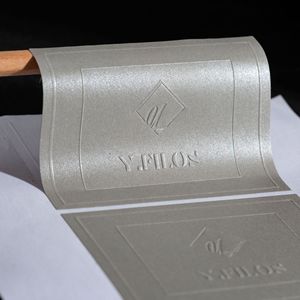 Autoadesivo personalizzato Logo in rilievo adesivo <span class=keywords><strong>per</strong></span> scatola di torta di candela opaca sigillante aromaterapia <span class=keywords><strong>per</strong></span> artigianato e cornici fotografiche - Product Image 2