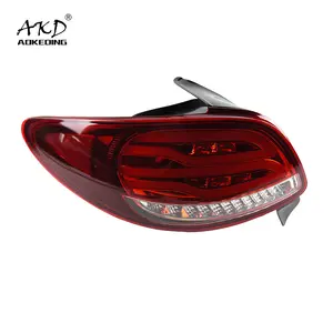 רכב אורות עבור פיג 'ו 206 2004-2008 Hatchback 207 2009-2013 סדאן LED אוטומטי פנסים אחוריים עצרת שדרוג דינמי אחורי מנורת ערכה