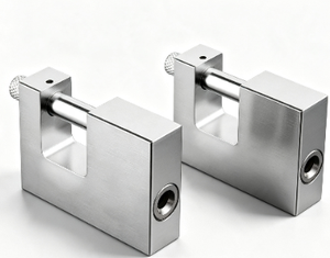 <span class=keywords><strong>Candado</strong></span> Rectangular de Hierro Antirrobo de 100 mm de Grosor, <span class=keywords><strong>Candado</strong></span> de Seguridad con Cuchilla <span class=keywords><strong>Gigante</strong></span> Cromada para Puerta de Almacén, Venta al por Mayor de Fábrica - Product Image 6