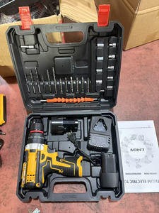 Perceuse sans fil 12V, vitesse réglable, livrée avec un ensemble d'outils de 24 pièces, mandrin métallique, kit d'outils professionnels industriels OEM - Product Image 4