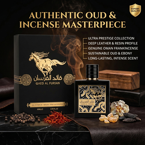 Profumo Arabo da Uomo EDP 90ml Aromatico Legnoso Ananas <span class=keywords><strong>Zafferano</strong></span> Gelsomino Abete Ambra Legno di Cedro Oud Ingrosso - Product Image 3