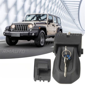Para Jeep Wrangler 2018-2024, Cierre de Capó de Motor, Kit de Bloqueo con Llave, Accesorios para Coche, Pieza de Modificación - Product Image 1