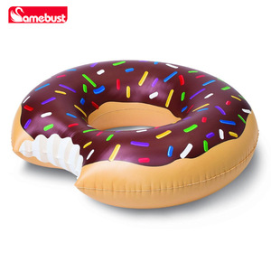 Flotador inflable en forma de donut Samebust, color rosa con chispas, juguete para piscina, flotador para adultos y niños - Product Image 4