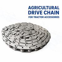 Cadena de Transmisión Agrícola con Pasador Hueco Resistente al Desgaste, Certificada ISO, para Accesorios de Tractor