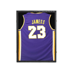 Jersey Display Frame Case-Caja <span class=keywords><strong>de</strong></span> sombra <span class=keywords><strong>de</strong></span> Marcos grandes con protección UV para béisbol, baloncesto, fútbol, Camiseta deportiva <span class=keywords><strong>de</strong></span> fútbol - Product Image 1