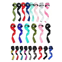 Correas de Levantamiento de Pesas de Alta Resistencia, Acolchadas de Algodón, Soporte para Muñecas, para Peso Muerto, Levantamiento de Potencia, Entrenamiento en Gimnasio, Accesorios de Agarre