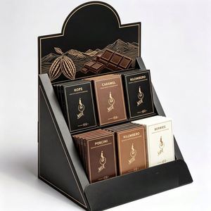 FX Custom Graphic Printed Shelf Ready Paper Display Bespoke Size Packaging for Gourmet Treat Convenience Store Display - Product Image 3