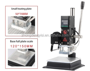 Handmade Desktop PVC Leather Embossing <b>Machine</b> Manual Hot Stamping <b>Machine</b> Letter Hot Foil Stamping <b>Machine</b> for Logo Making - Product Image 4