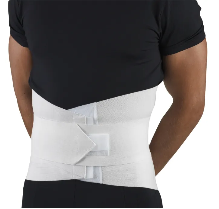 Ceinture lombaire lombaire de compression pour le soulèvement abdominal Beige White Elastic Lumbo-Sacral Support pour le soulèvement abdominal