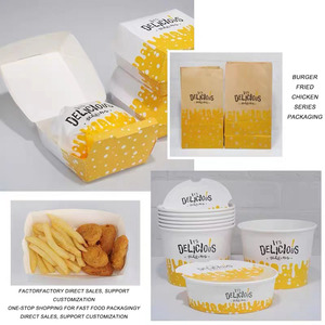 Thùng đựng bỏng ngô SenAng07 sản phẩm mới, tùy chỉnh, nhiều kích cỡ, giá sỉ, hộp giấy đựng gà rán - Product Image 5