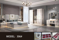 Ensemble de chambre à coucher haut de gamme, best-seller, style moderne luxueux pour la maison