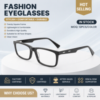 WZX-MA3001 Montures de lunettes rectangulaires unisexes en acétate pour tous les visages avec branches à ressort – Vente en gros
