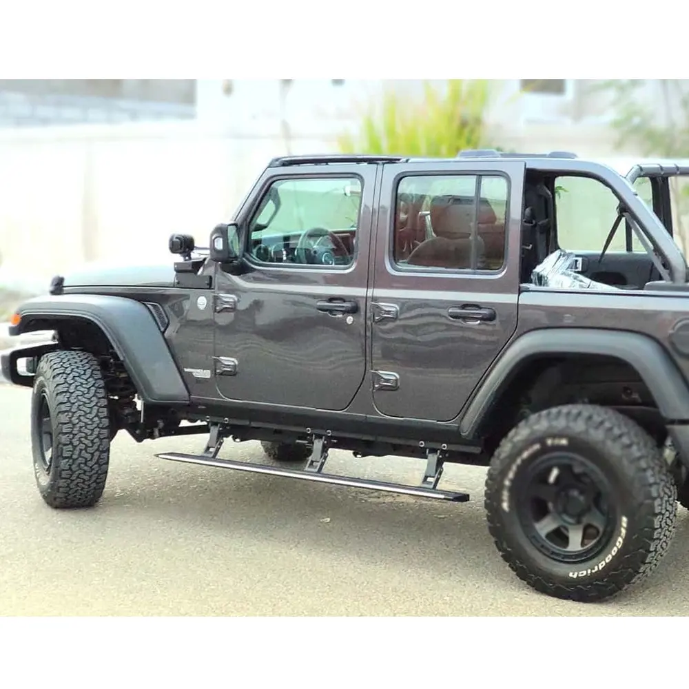 Cho Jeep Wrangler Ban Chạy Điện Power Side Step Với Điều Khiển Từ Xa