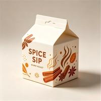 Boîte en carton blanc biodégradable écologique pour grains de café, avec fermeture éclair intégrée facile à déchirer, emballage alimentaire jetable personnalisé, vente en gros