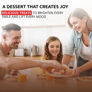 Christmas Hot Selling Snack Machine 2800pa Automatic Walnut <strong>Cake</strong> <strong>Maker</strong> 15pcs Gas Mini Nut Waffle Bread Baking Machine - Product Image 6