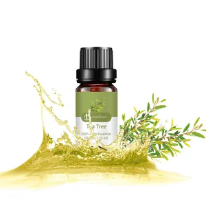 Óleo essencial purificador para chá, aromaterapia de 100% natural puro óleo de árvore de chá para rosto