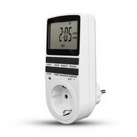 Prise Minuterie Intelligente Numérique avec Matériau ABS IP44 Programmable Anti-Vol Utilisation Estivale
