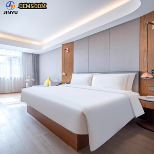 ชุดห้องนอนโรงแรมมาตรฐานหรูหราทันสมัย เตียงเดี่ยวพร้อมหัวเตียง สำหรับโรงแรมแบบเร่งด่วน - Product Image 1